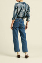 Load image into Gallery viewer, Blake Oversized Shirt - Maritime Plaid
