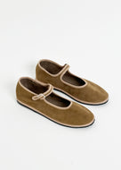 Mary Jane Suede Flat