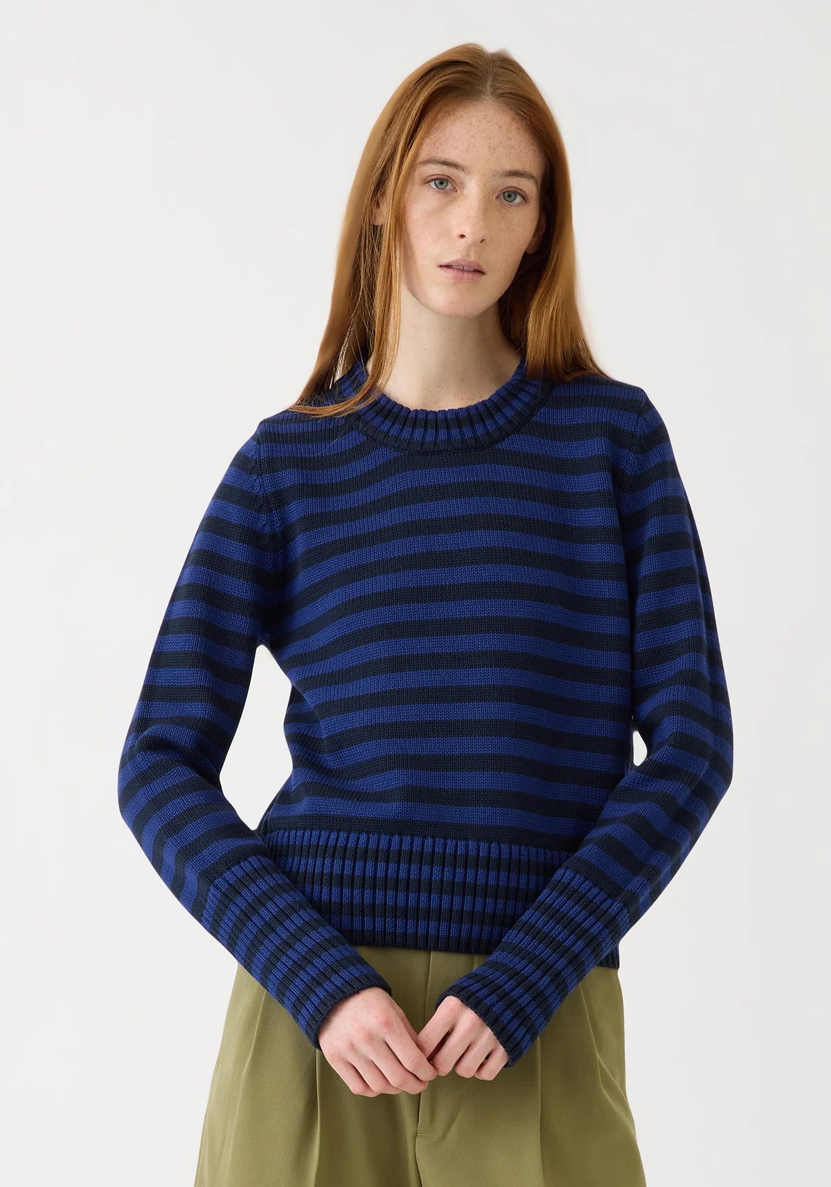 Micha Sweater Navy/Baltic Blue