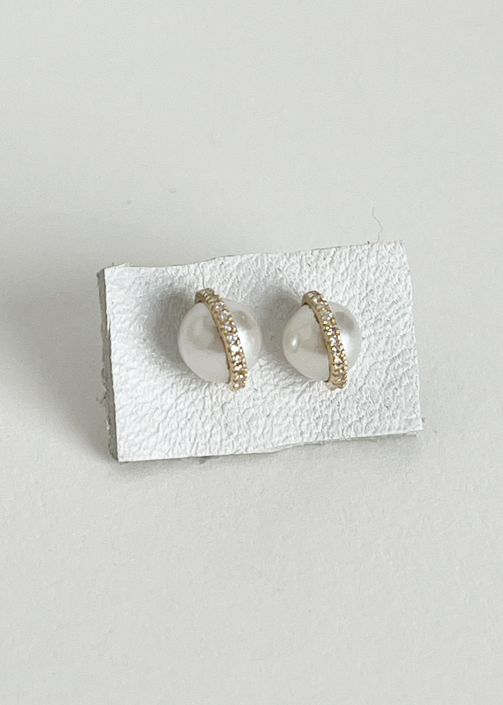 14k Micropave Diamond Bezel Pear Studs PAIR