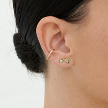 Load image into Gallery viewer, 9ct YG Pearl Mini Triangle Stud - Abalone Pearl
