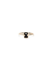 Load image into Gallery viewer, The Muse Black Spinel Ring 10k sz7
