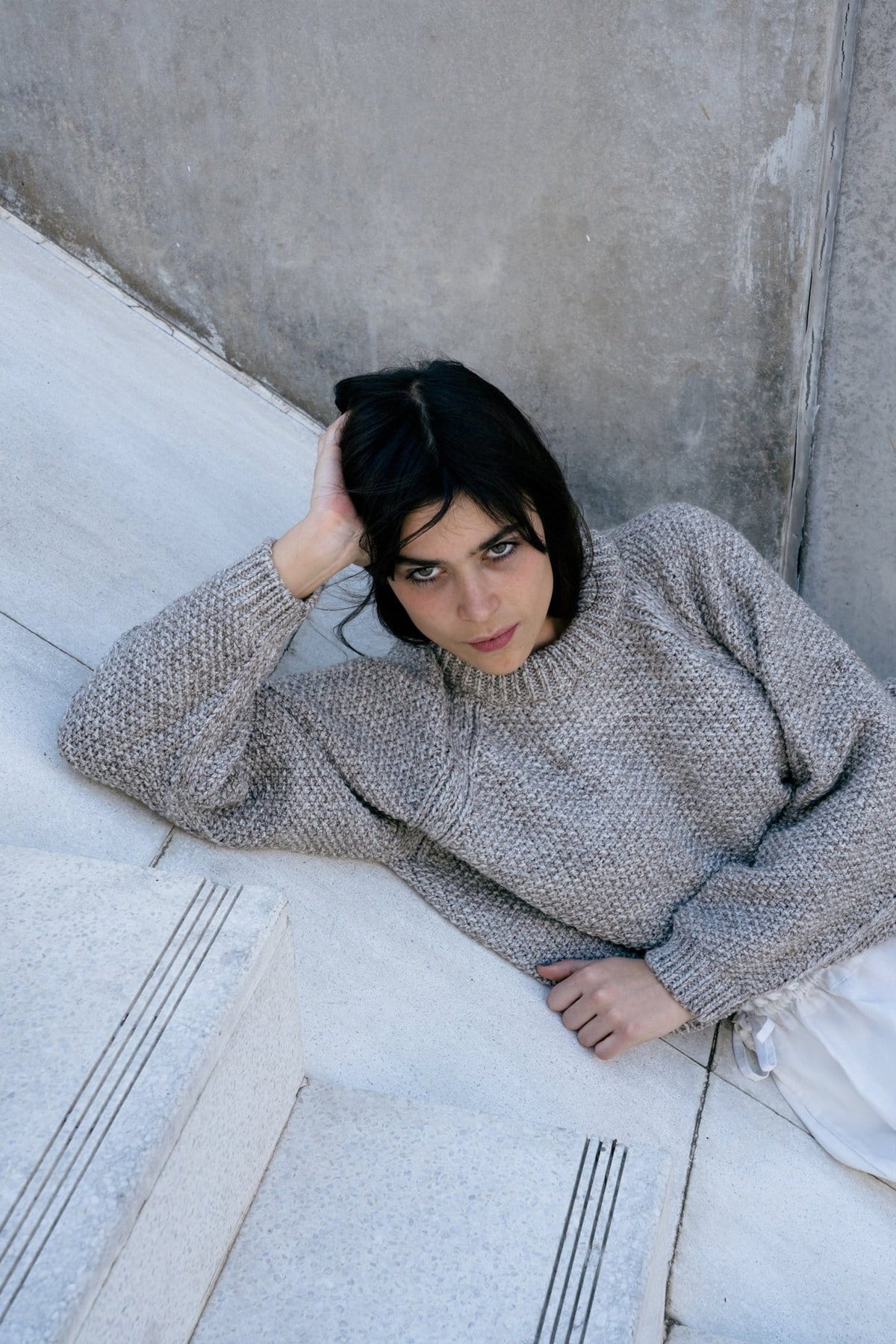Wool Pullover Stone