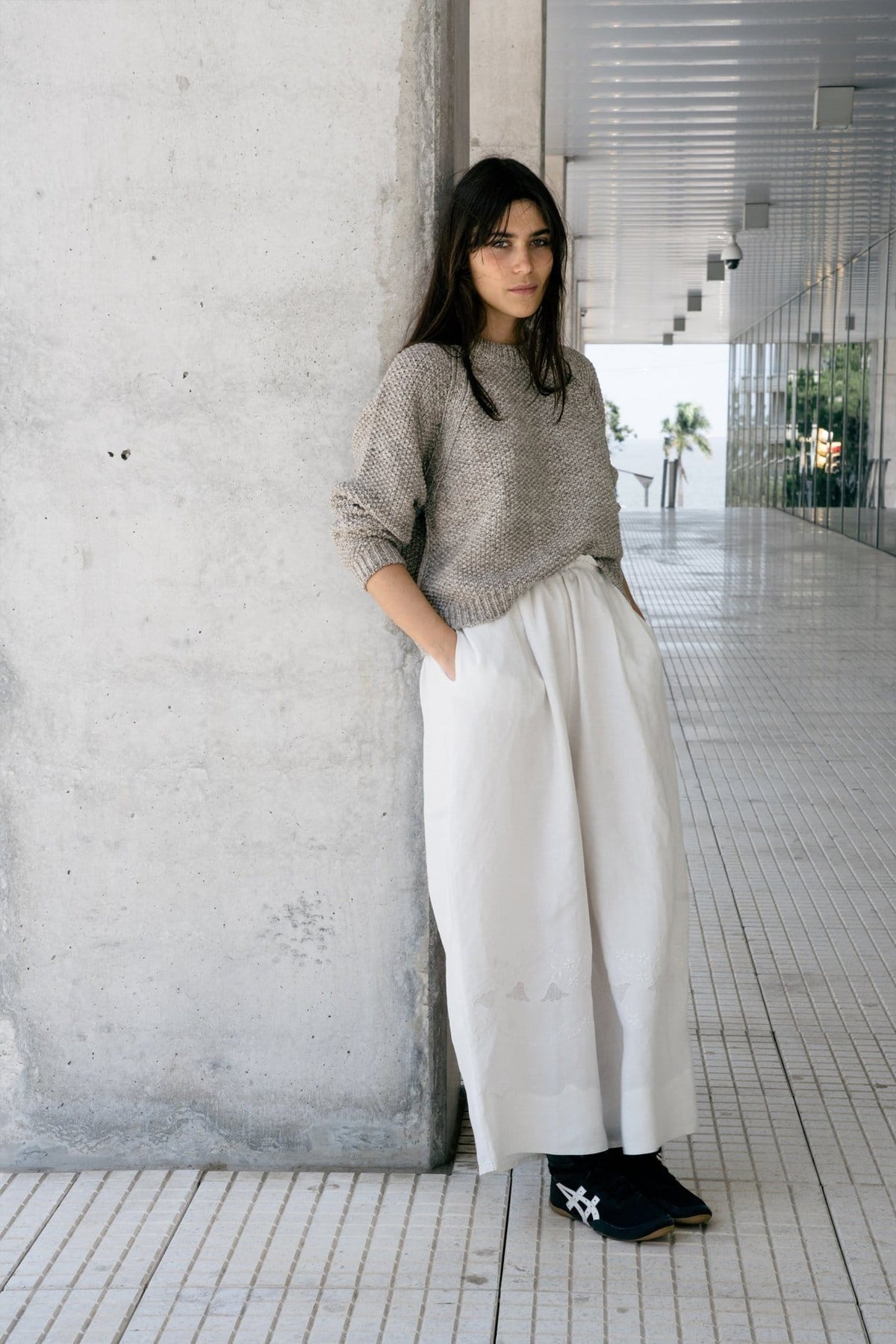 Wool Pullover Stone