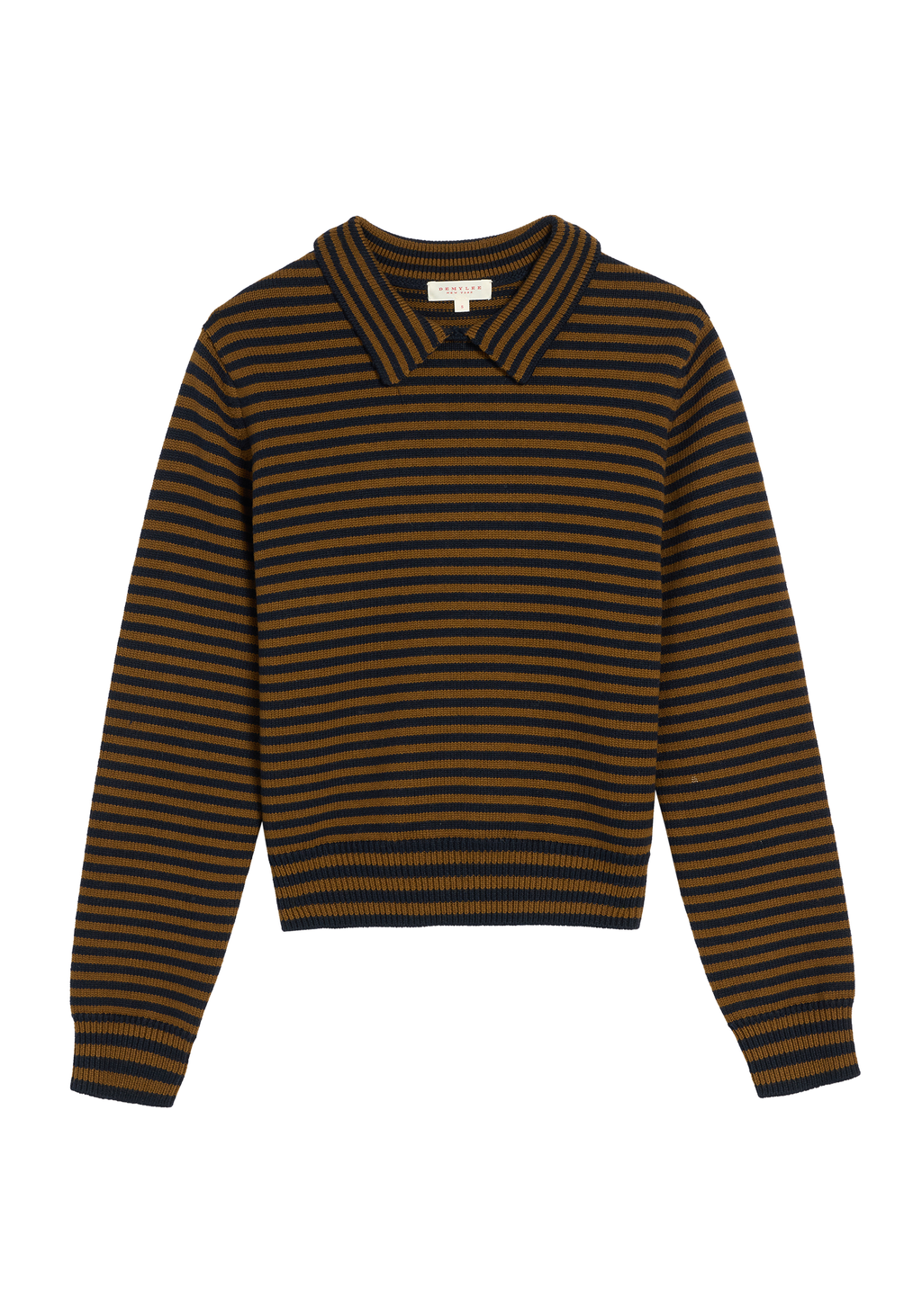 Nadia Sweater Navy/Caramel