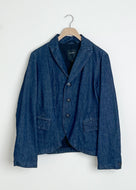 Natural Denim Tailored Jacket - Indigo