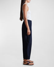Load image into Gallery viewer, Spa Pleat Pant - Navy
