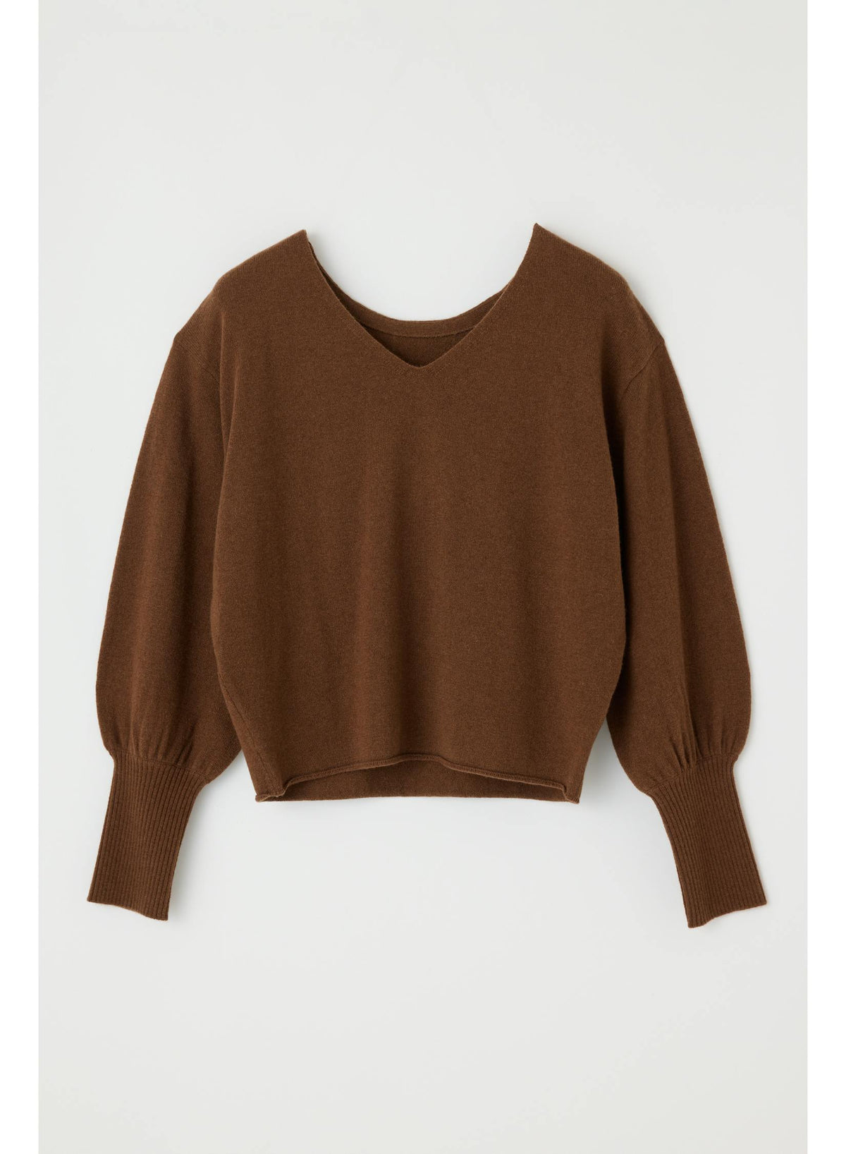 Dolman Sweater Top Brown