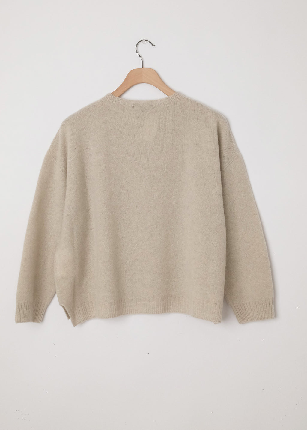 Panel Switch Pullover Greige