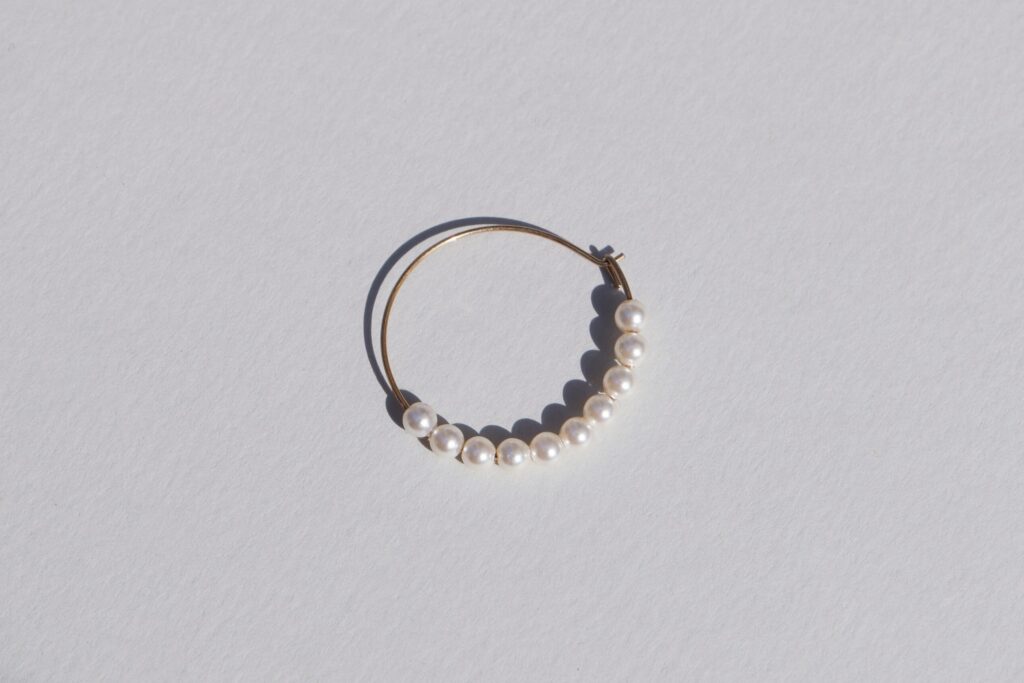Barbelle Pearl Hoop - Single