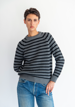 Load image into Gallery viewer, Phoebe Stripe Cotton Sweater
