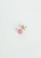 Season Ear stud pink tourmaline SINGLE