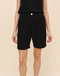 Pleated Bermuda
