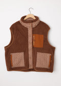 Fleece Vest Hickory Chocolate