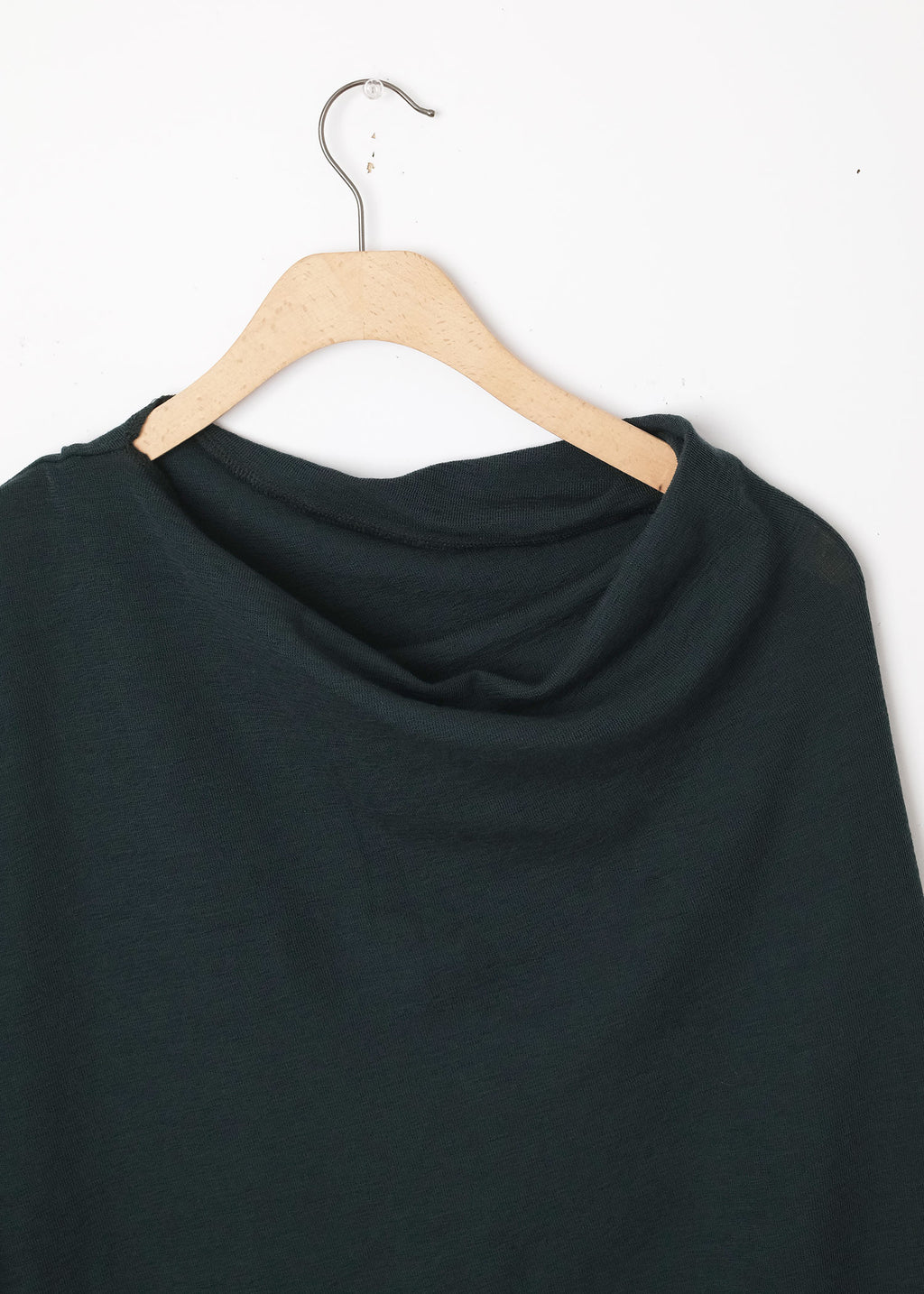 Asymetric Merino Wool Poncho