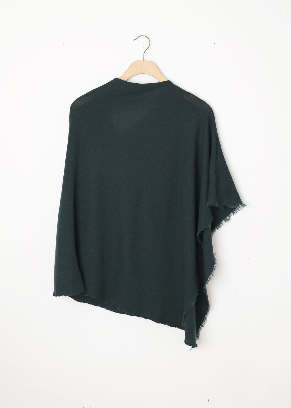 Asymetric Merino Wool Poncho