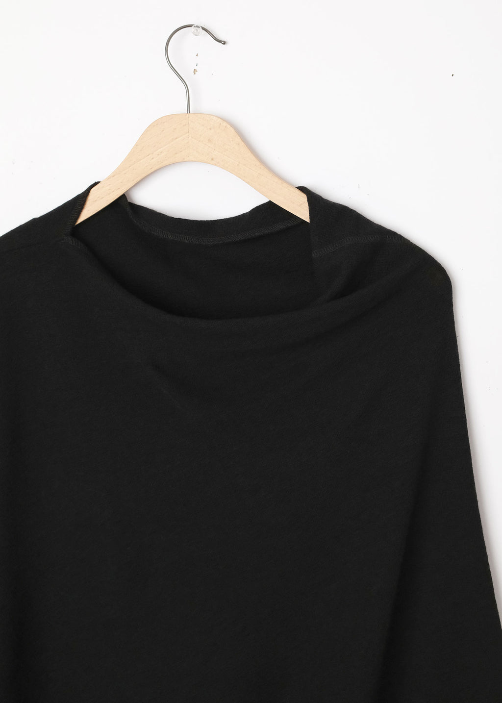 Asymetric Merino Wool Poncho