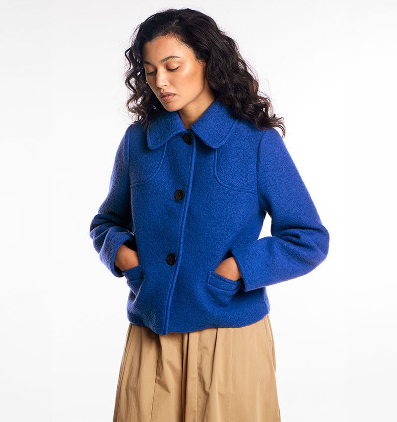 Cucada Short Coat Azul