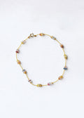 Saffron Rainbow Sapphire Bracelet