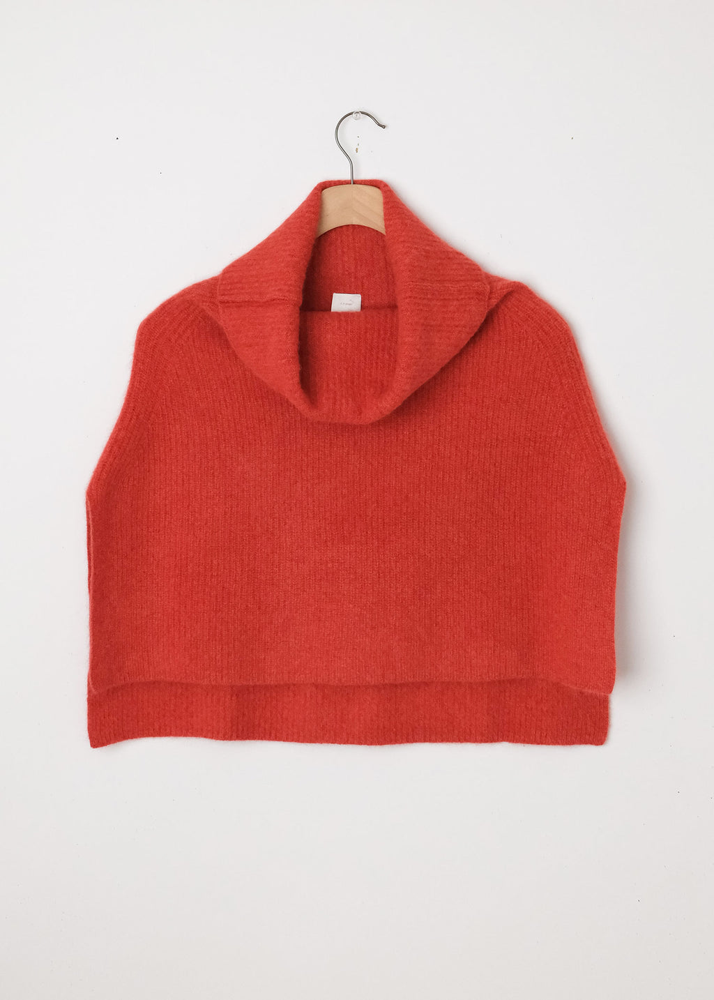 Wool Turtleneck Capelet