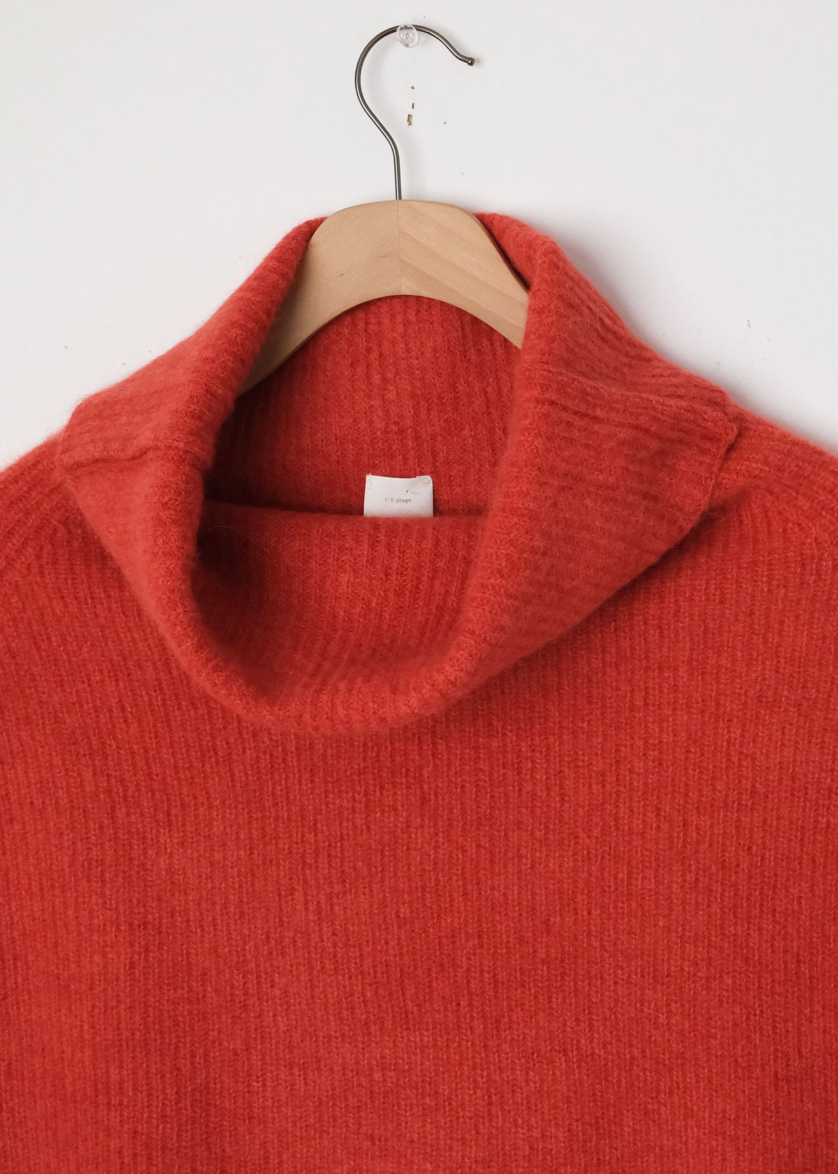 Wool Turtleneck Capelet