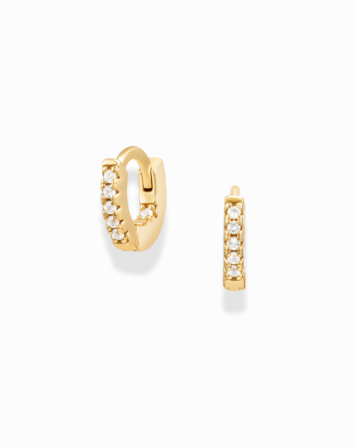 Petite Reese Hoops Gold