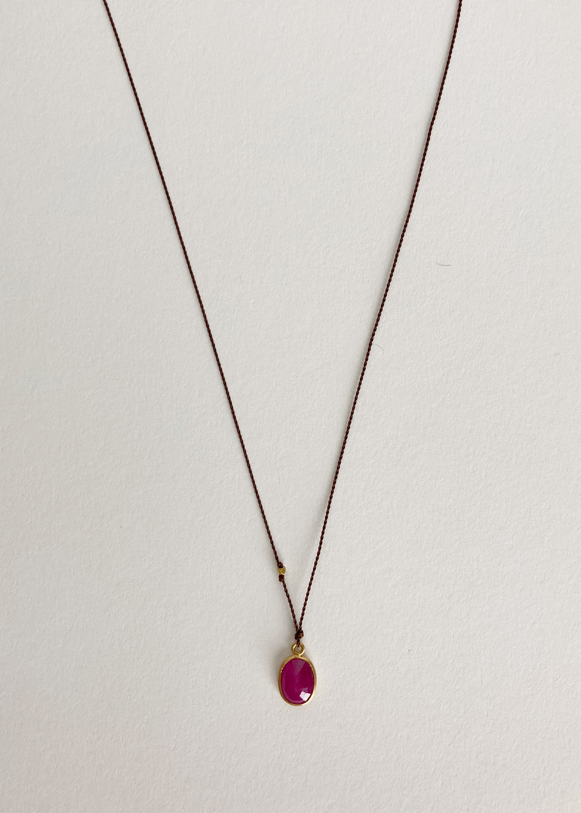 18kt Ruby Necklace