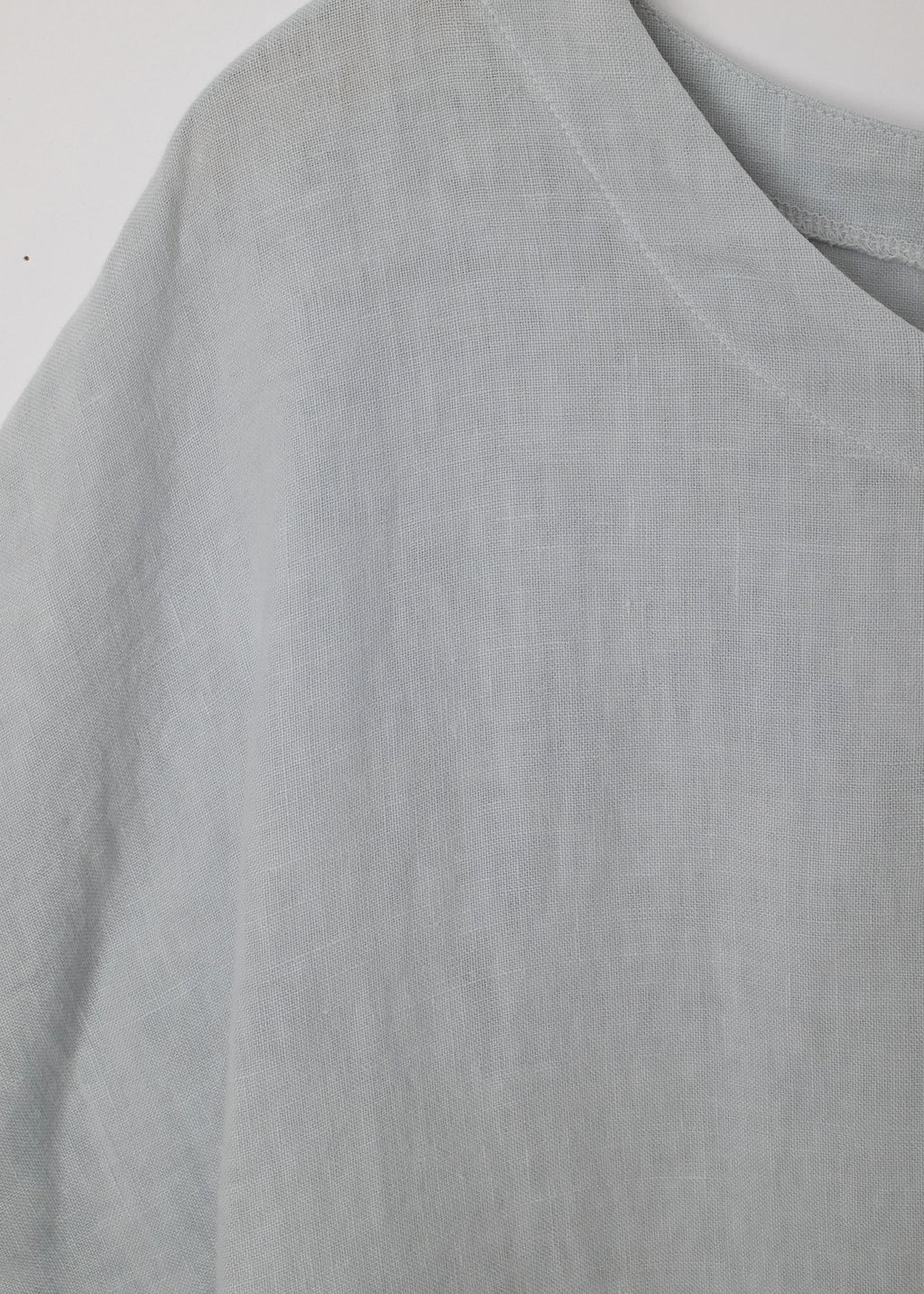 S/S Linen Top Light Blue