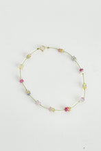 Load image into Gallery viewer, Sage Green Rainbow Sapphire Bracelet
