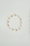 Saffron Rainbow Sapphire Bracelet