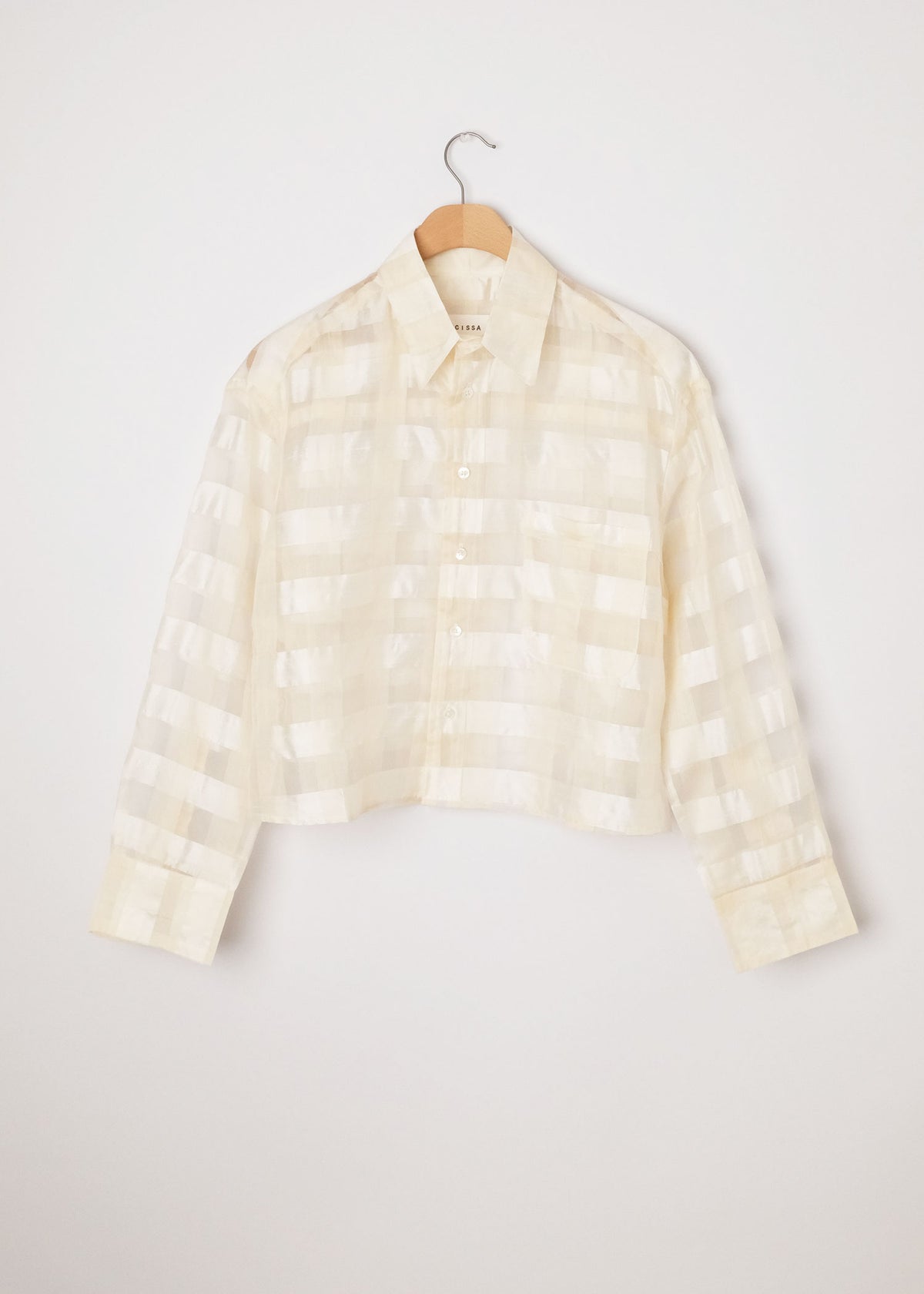 Shorty Shirt Champagne Grid