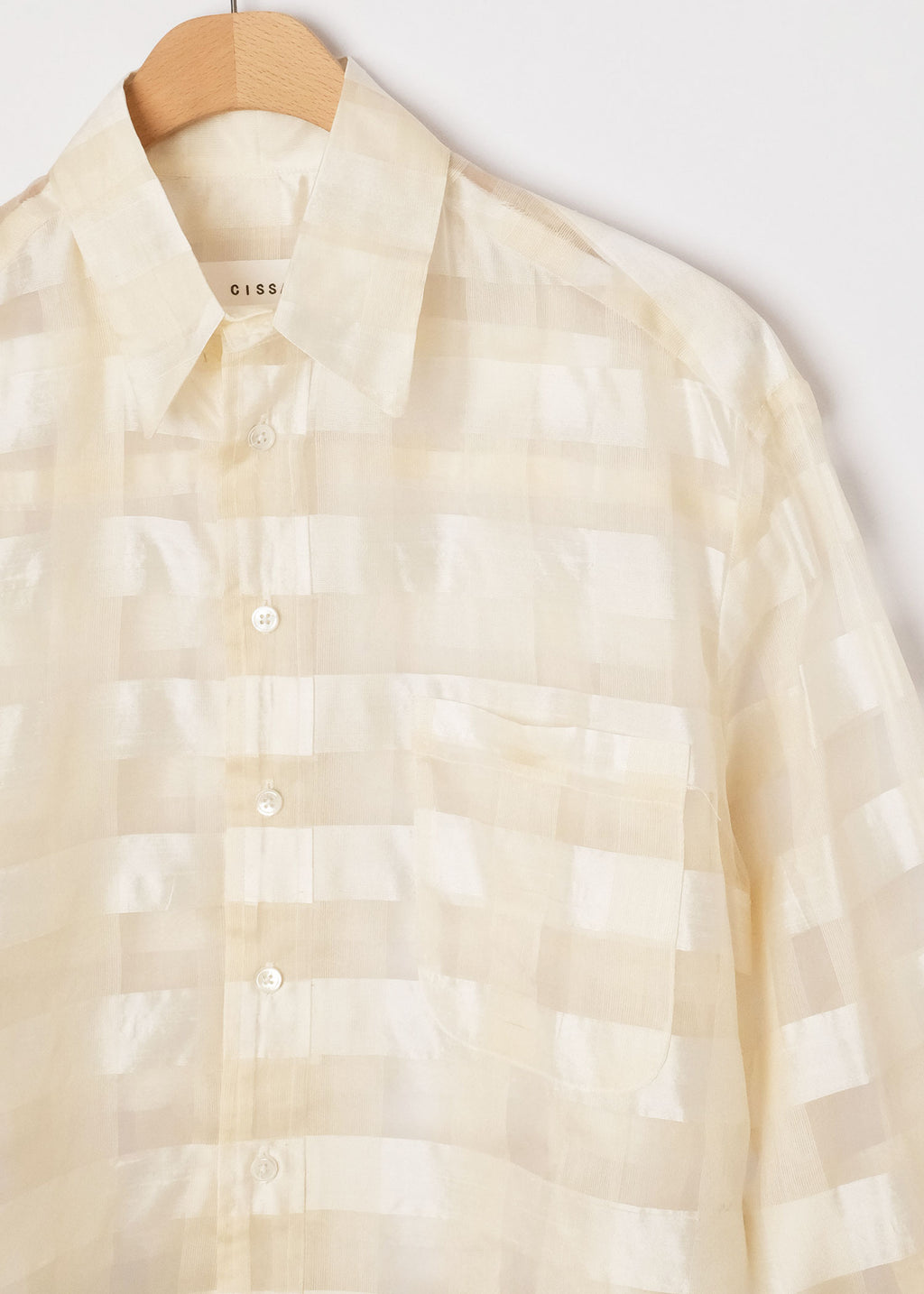 Shorty Shirt Champagne Grid