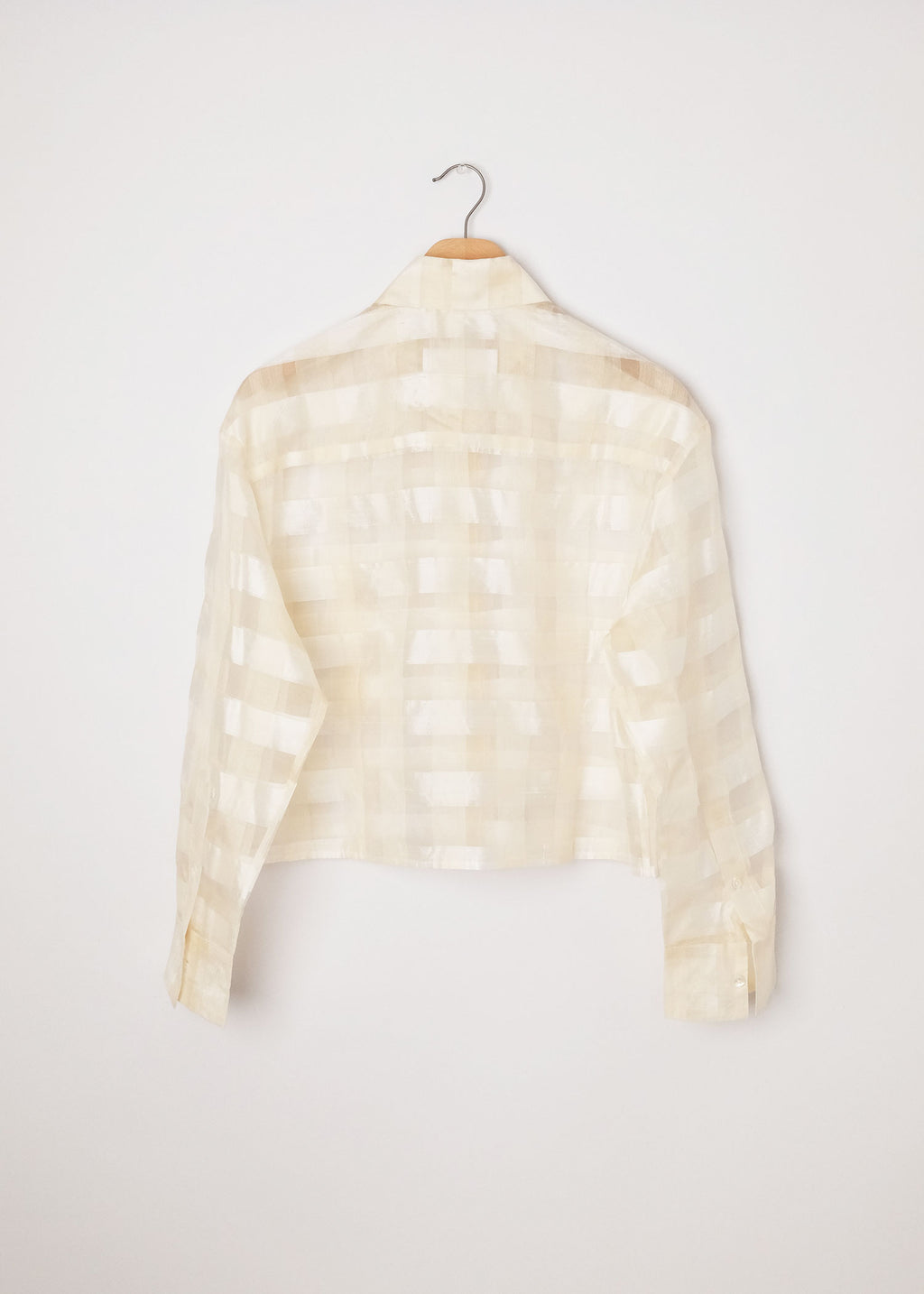 Shorty Shirt Champagne Grid