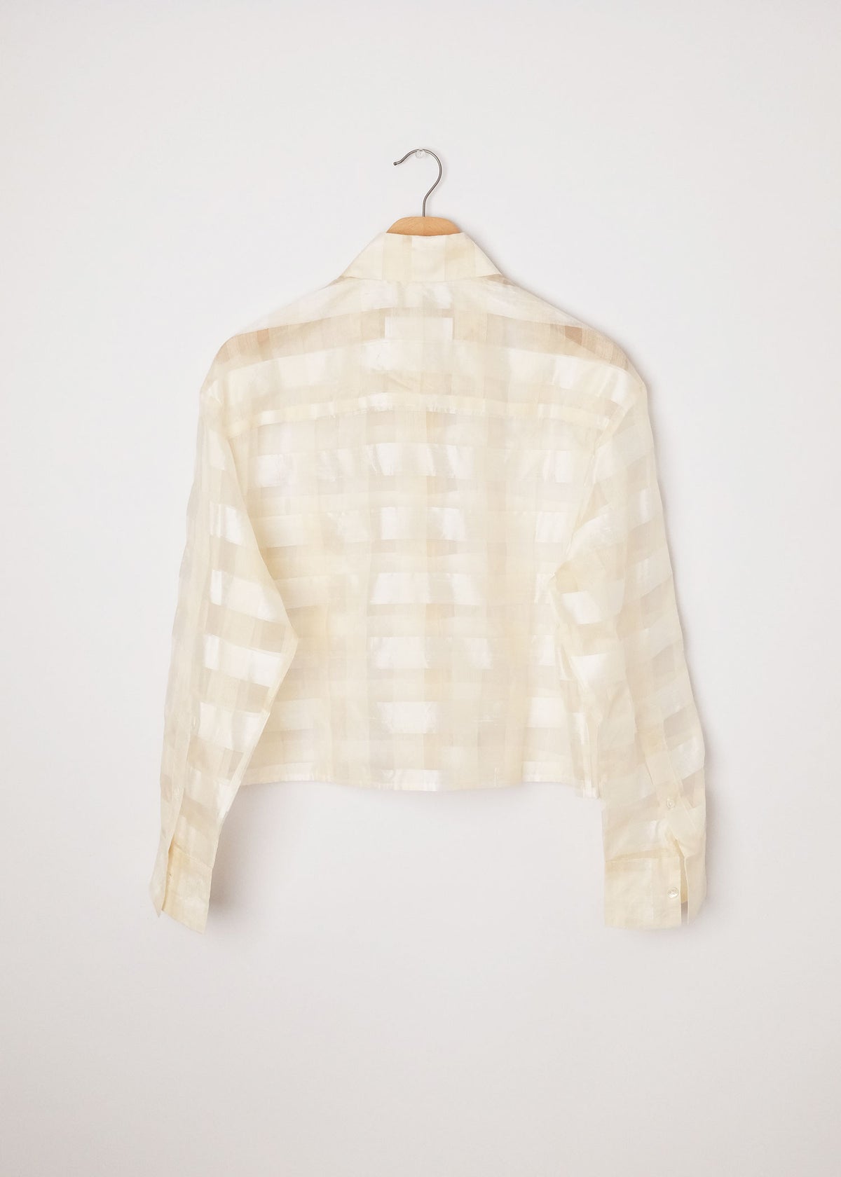 Shorty Shirt Champagne Grid