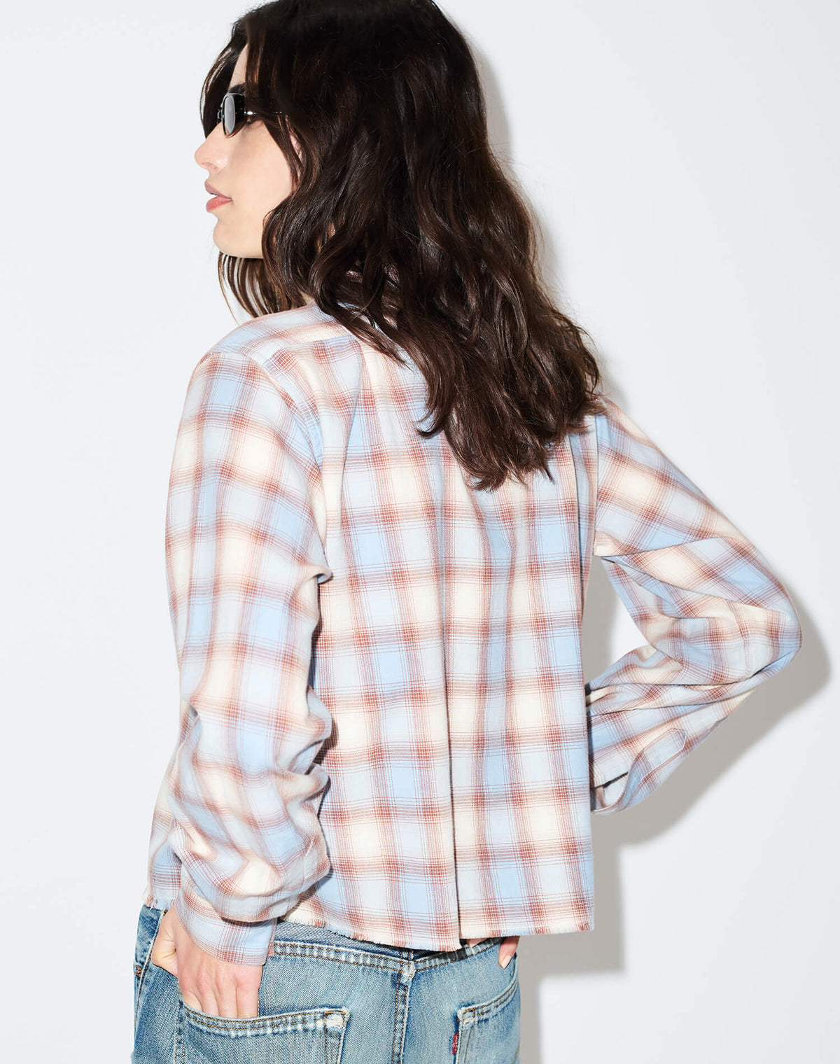 Bianca Shirt Bluebell Plaid