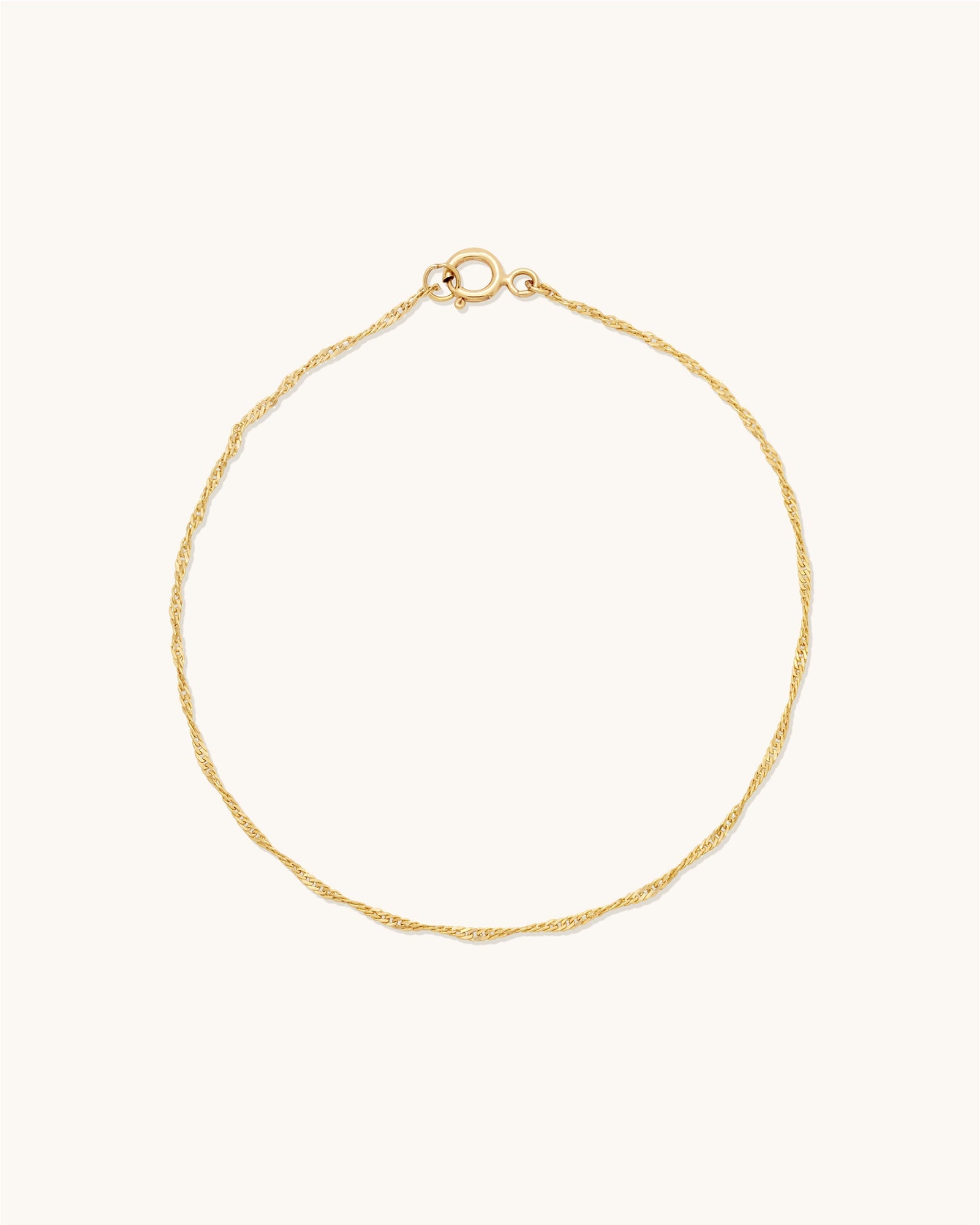 Singapore Chain Bracelet - 6.5"