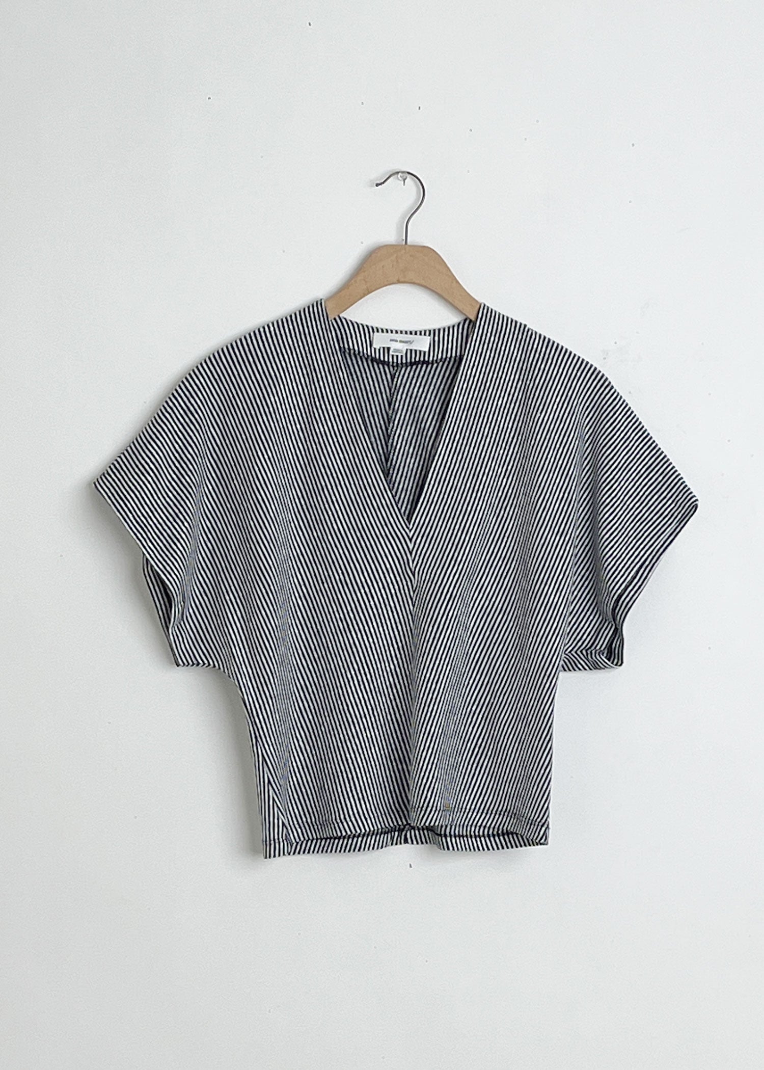 Striped V-Neck Top