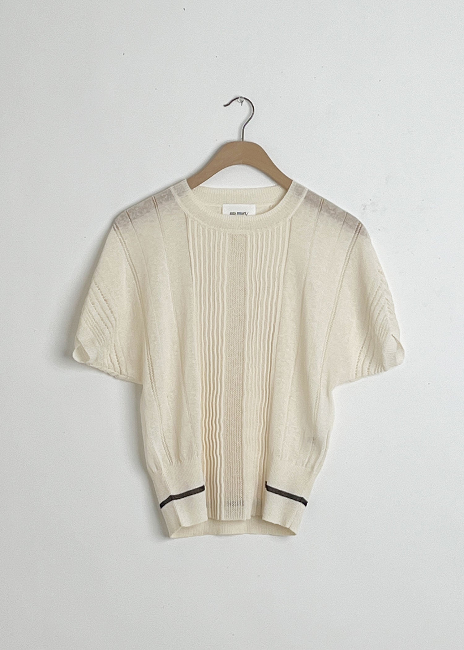 Drop Sleeve Knit Top