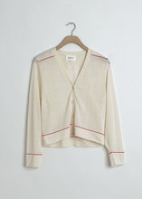 Load image into Gallery viewer, Cotton-linen knitted cardigan
