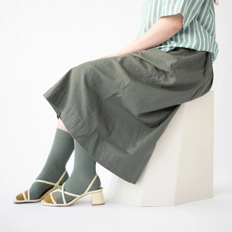 Solid Fine Gauge Socks