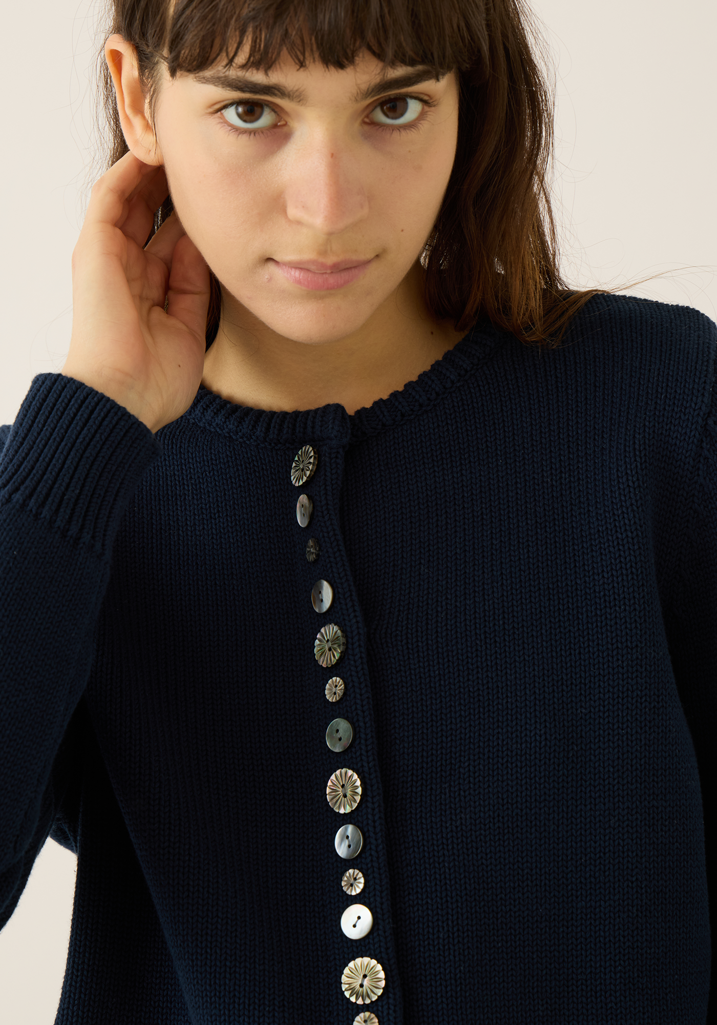 Soleil Cardigan Navy