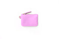 Zippered Leather Coin Pouch