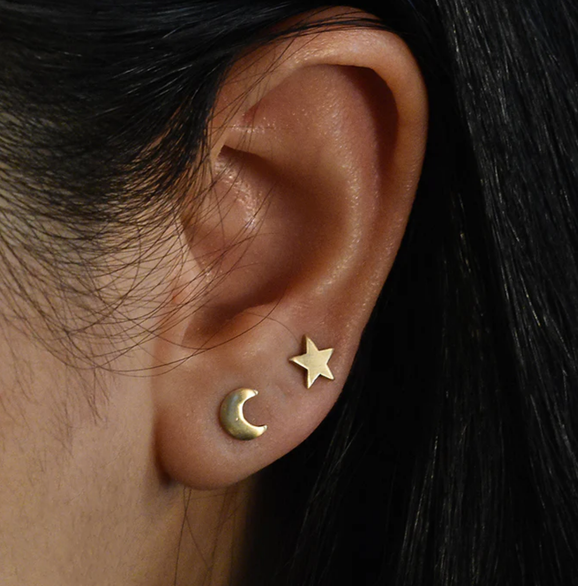 Stars Post in Gold Plate