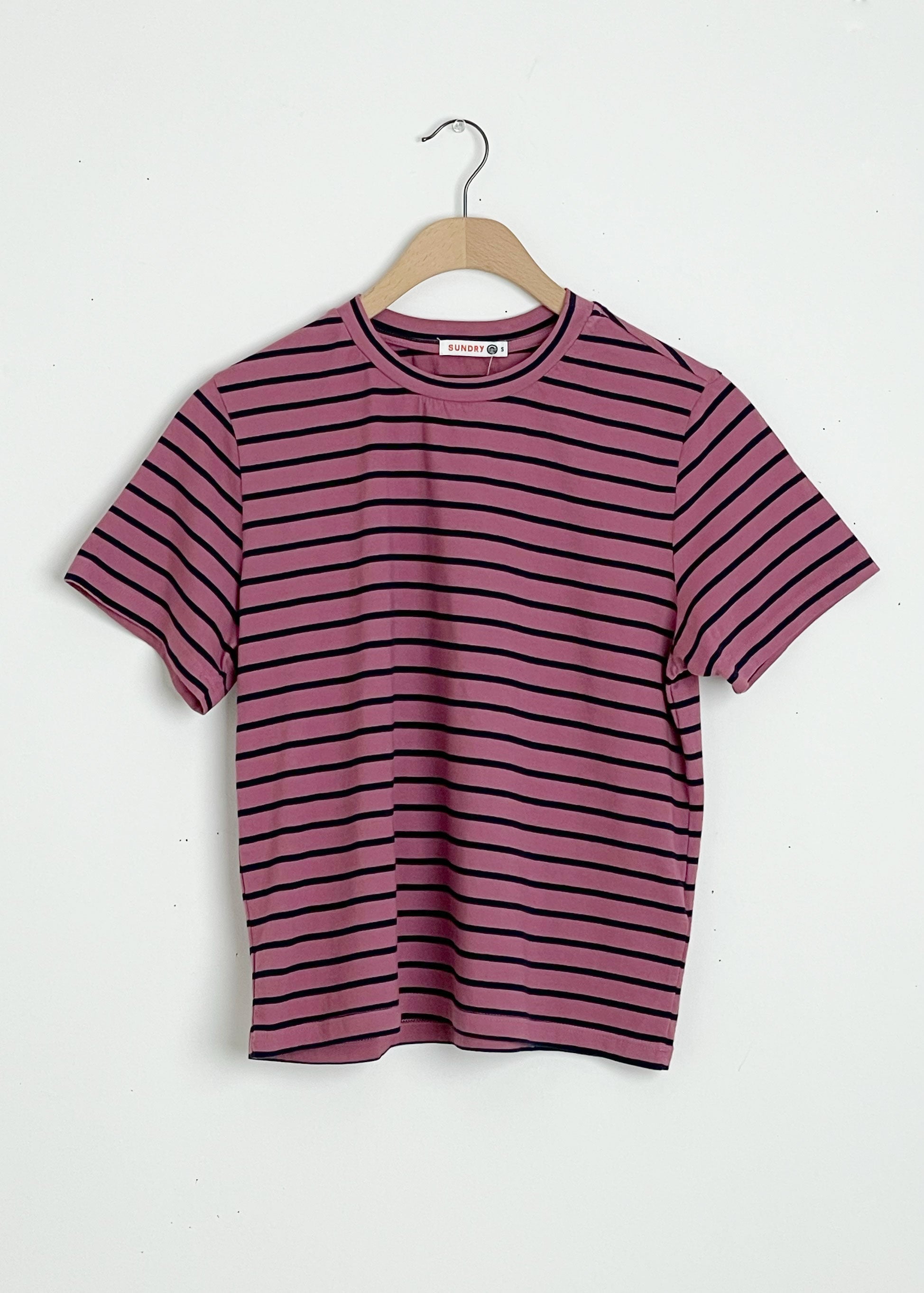 S/S Boxy Crew Tee - Mauve