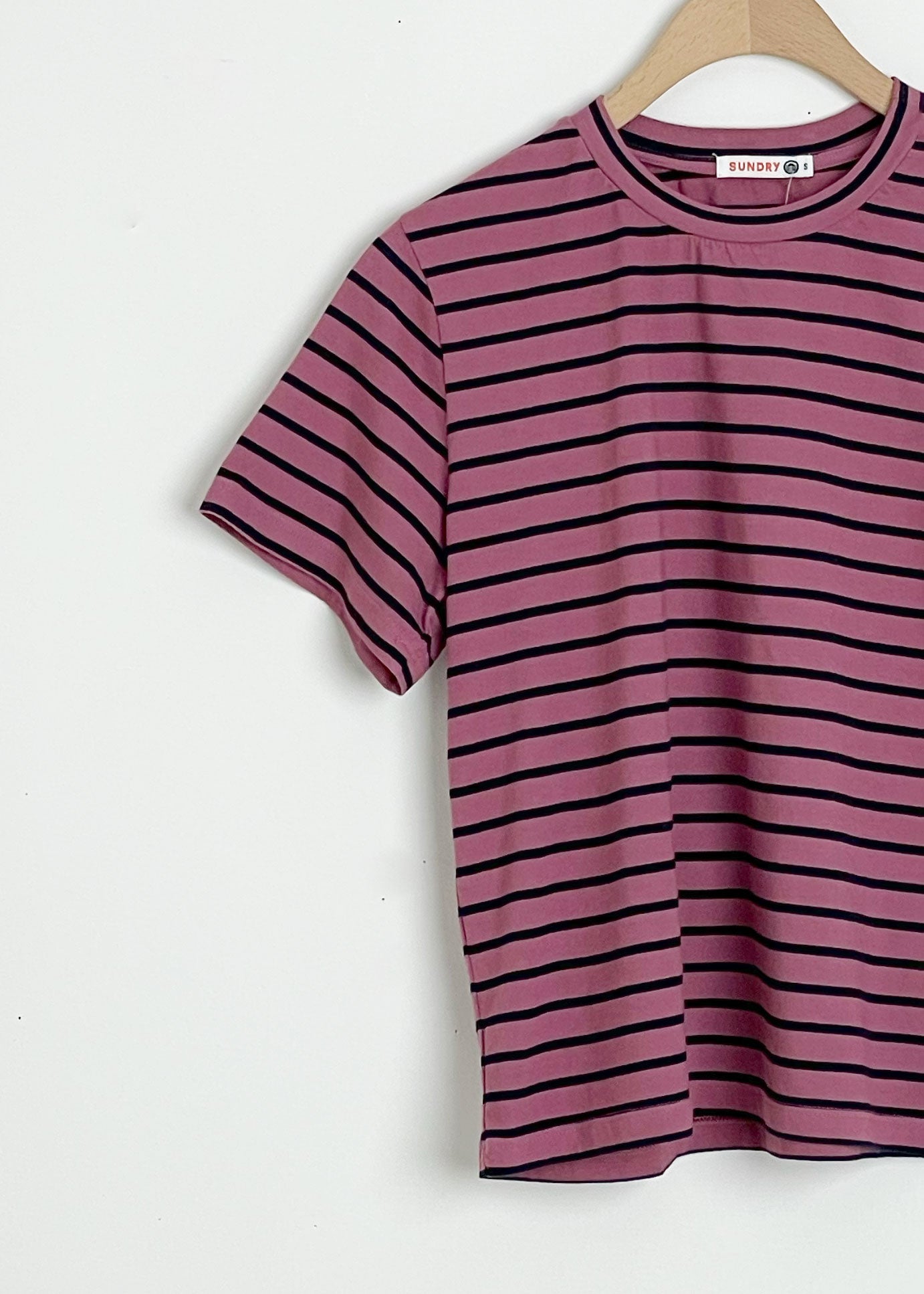 S/S Boxy Crew Tee - Mauve