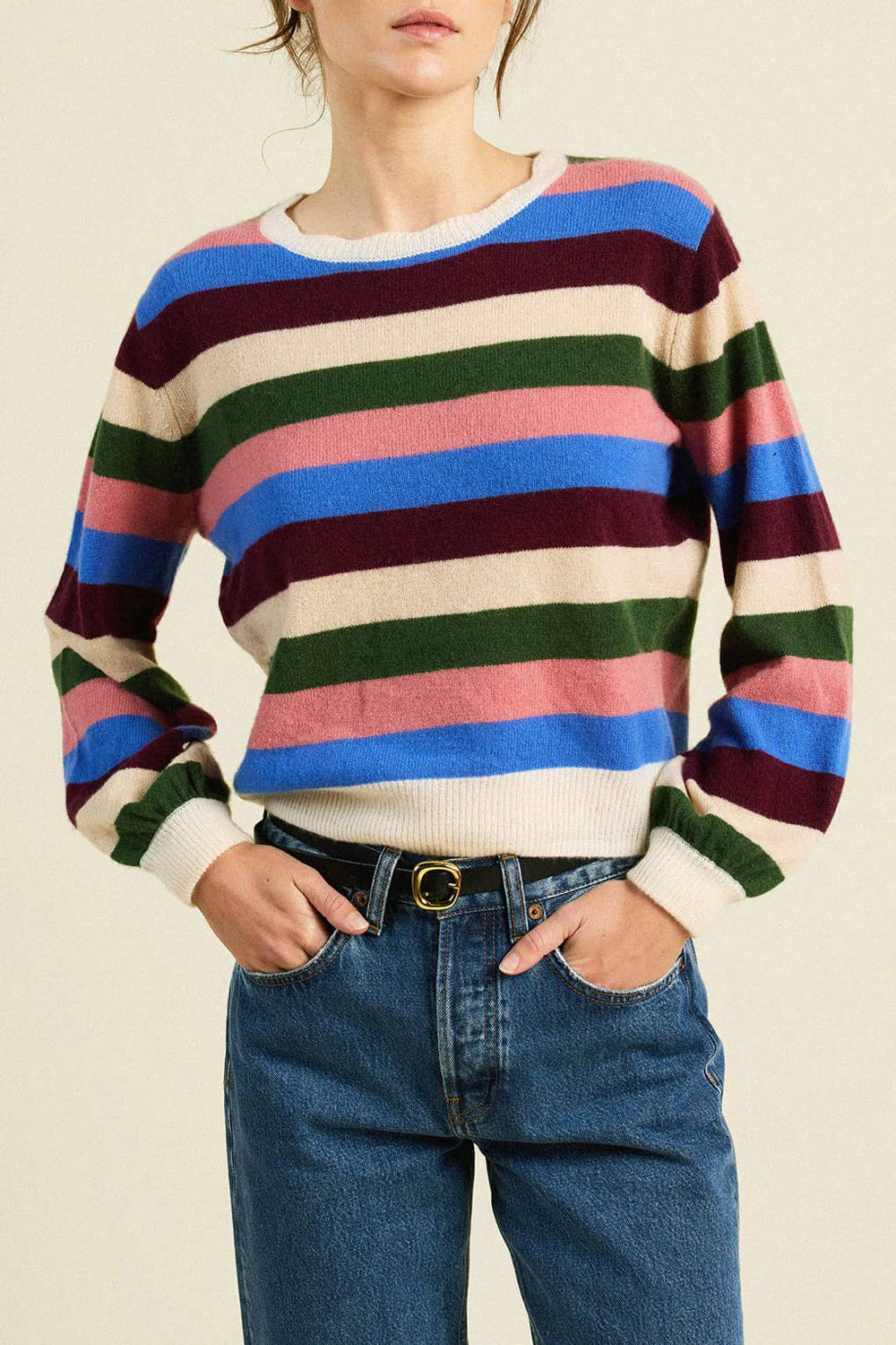 Ryann Sweater - Multi Stripe