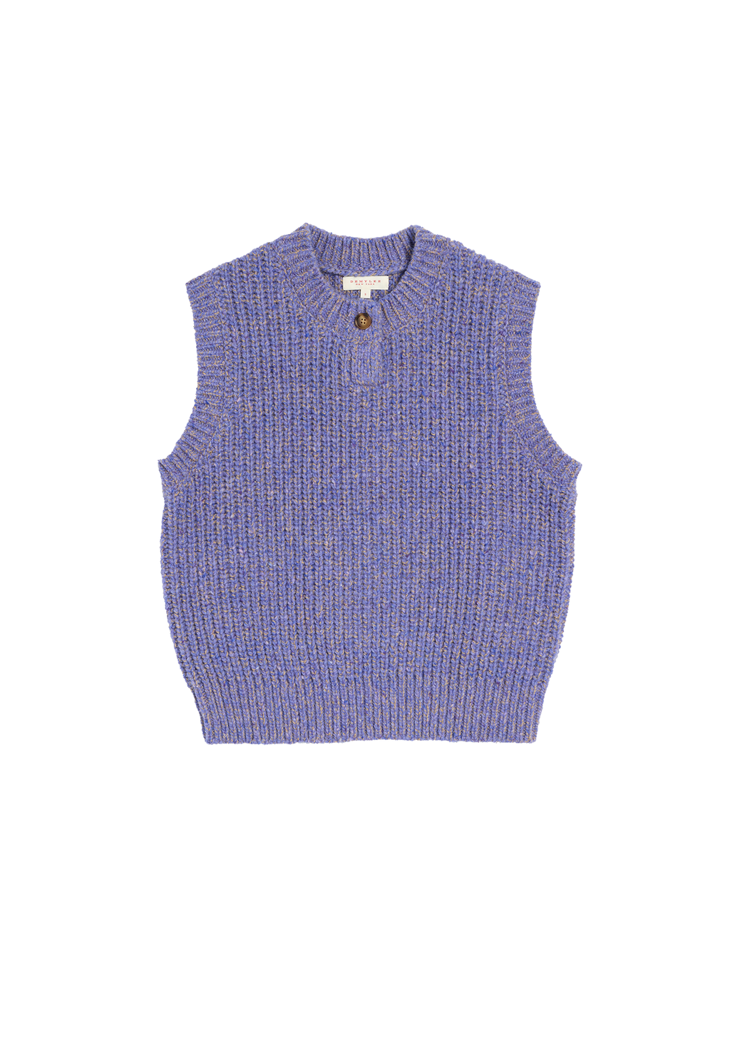 Sybil Lavender Wool Alpaca Vest