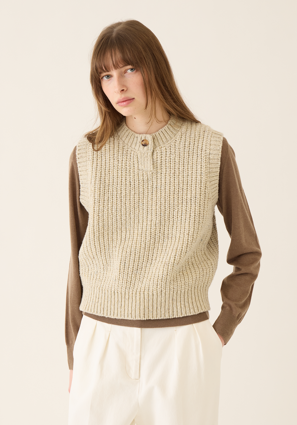 Sybil Wool Alpaca Vest