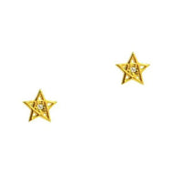 Cz Star Stud Earring