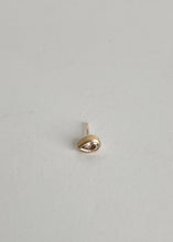 Load image into Gallery viewer, White Topaz Pear Stud (14k Single)
